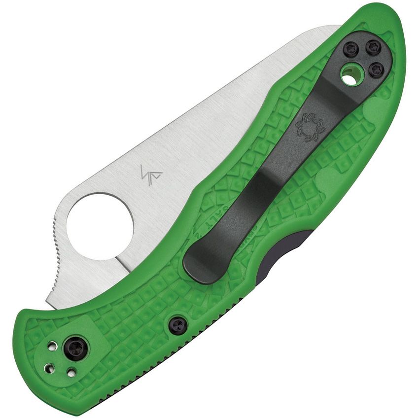 SPYDERCO - Salt 2 Lockback Green - Serrated - LC 200 N Tool Steel