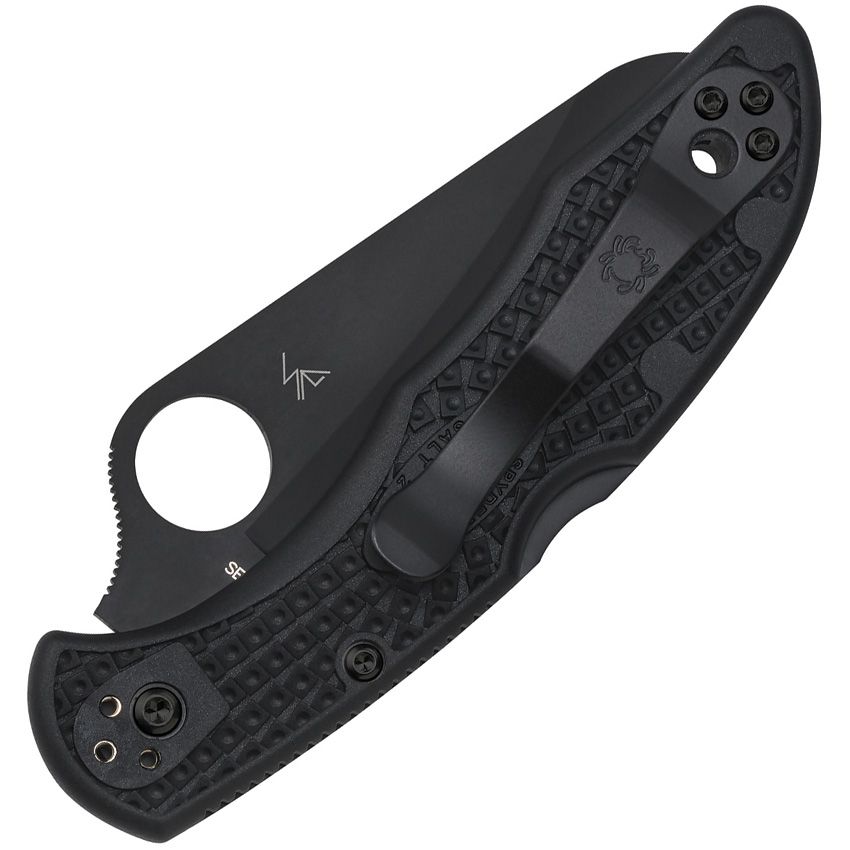 SPYDERCO - Salt 2 Lockback Black - Serrated - H2 Steel