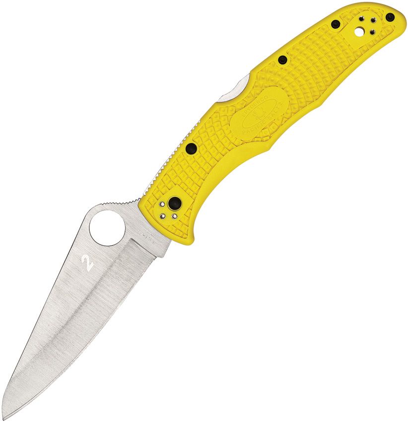 SPYDERCO - Pacific Salt 2 Lockback Yellow - H2 Steel