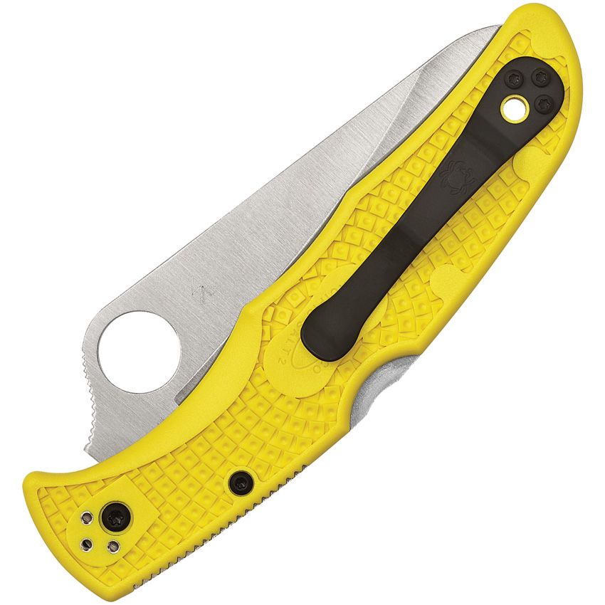 SPYDERCO - Pacific Salt 2 Lockback Yellow - Serrated - H2 Steel