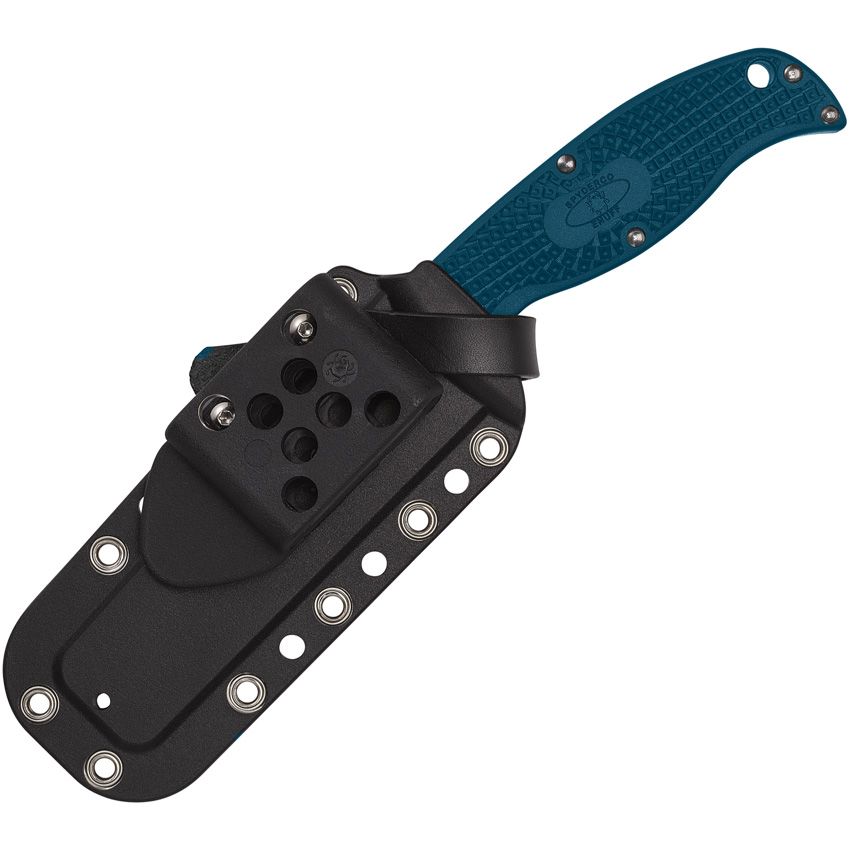 SPYDERCO - Enuff 2 Fixed Blade Blue K390 steel - SCFB31PBL2K390