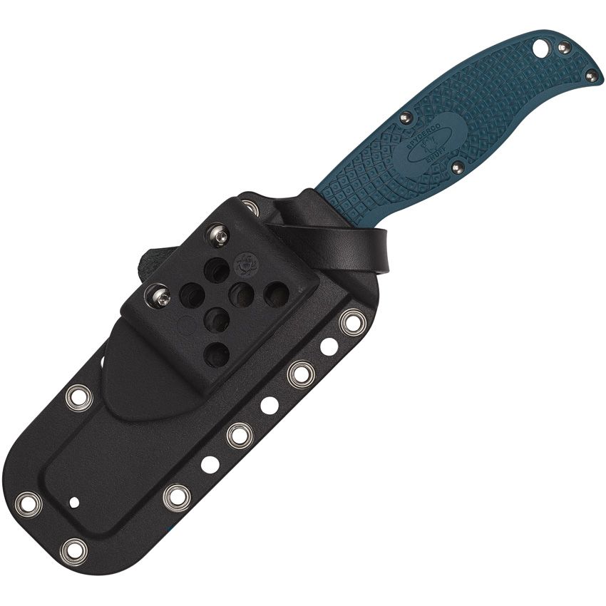 SPYDERCO - Enuff 2 Fixed Blade Blue K390 steel - SCFB31SBL2K390