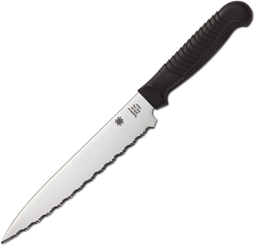 SPYDERCO - Utility Knife Black Serrated MBS26