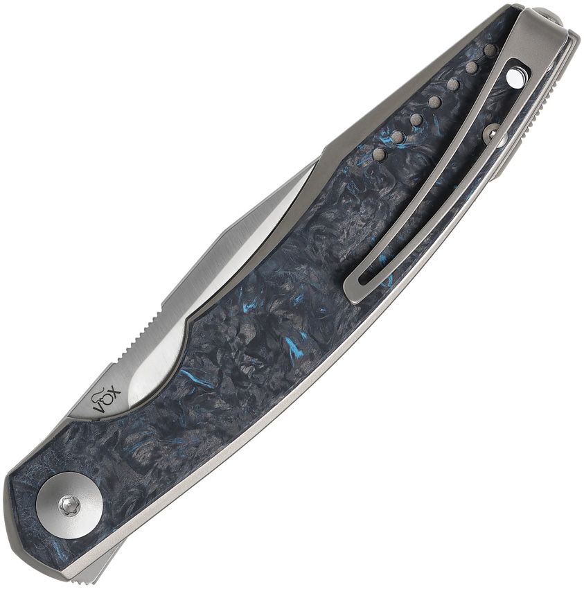 VIPER - Belone Linerlock Blue CF M390 Bohler Carbon Fiber