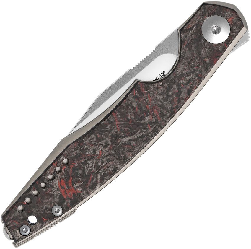 VIPER - Belone Linerlock Red M390 Bohler Carbon Fiber Titanium