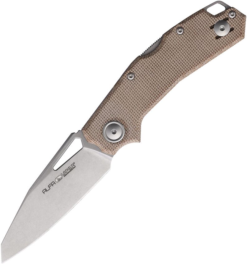 VIPER - Alfa Lockback Natural Micarta - CLOSE OUT - Magnacut