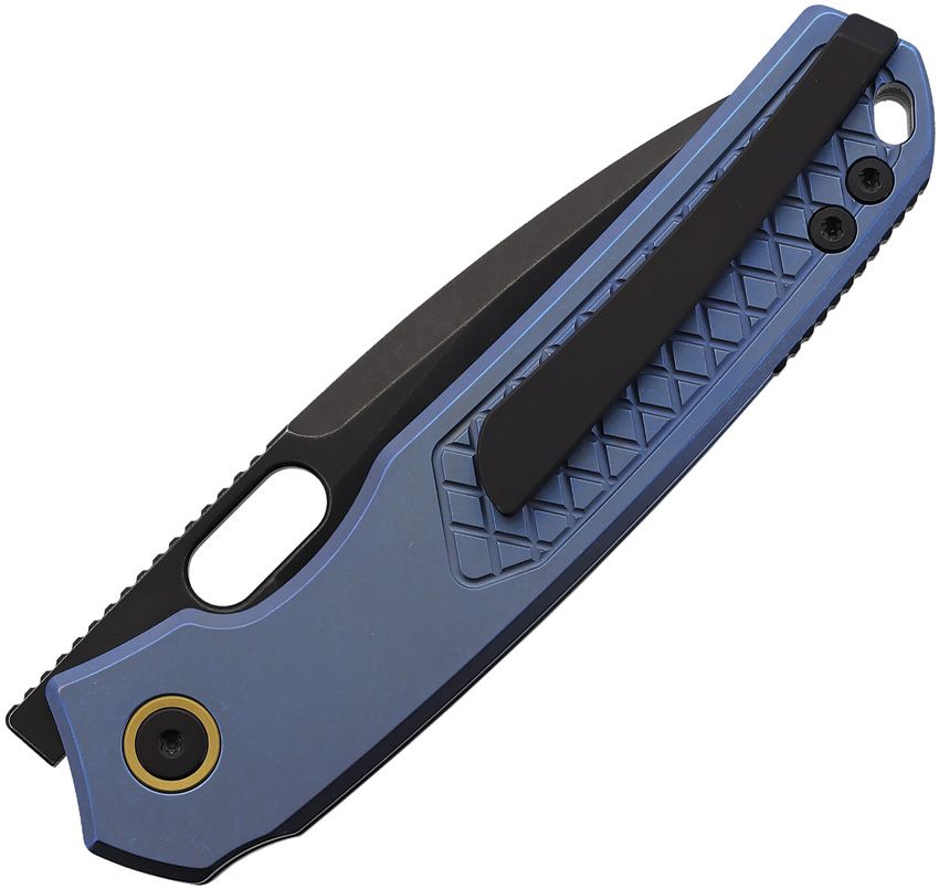 VOSTEED - Psyop Top Linerlock - Ti Blue - Elmax Steel - 10