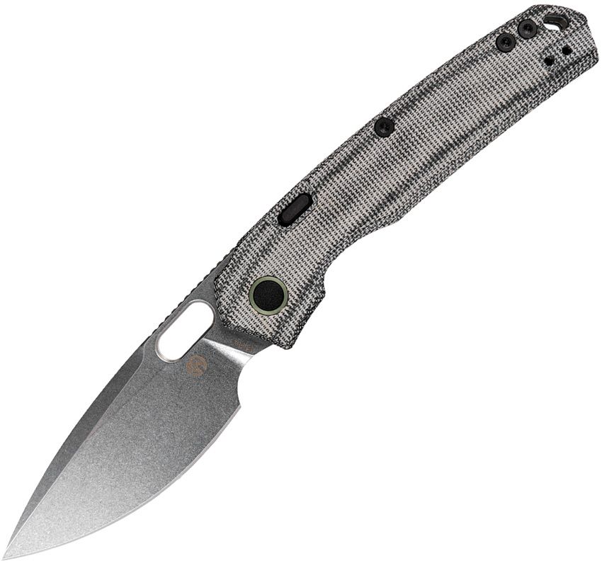 VOSTEED - Psyop Top Linerlock - Black Micarta - Elmax Steel - 10