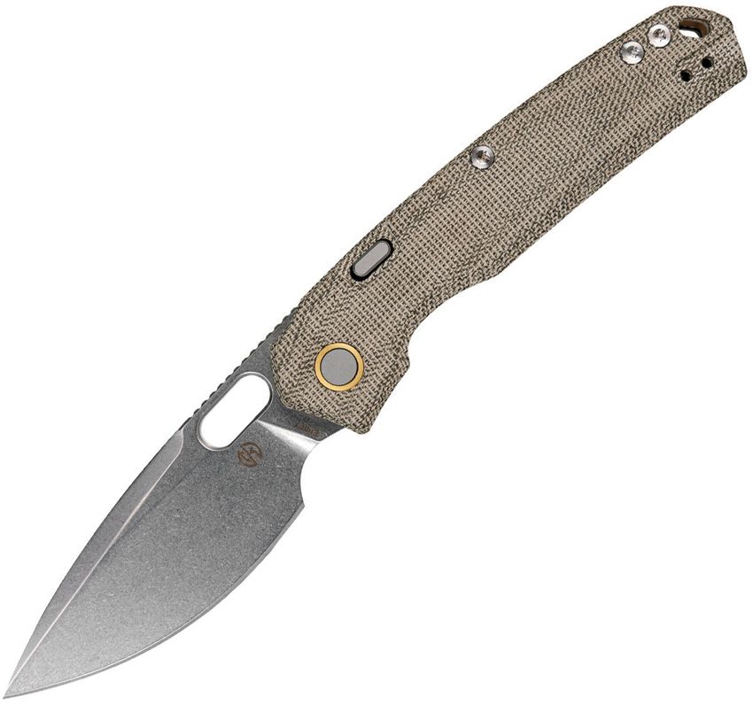 VOSTEED - Psyop Top Linerlock - Green Micarta - Elmax Steel - 10