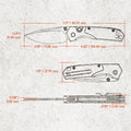 VOSTEED - Psyop 299 Top Linerlock - Green Micarta - S35VN - 15