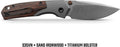 VOSTEED - Psyop 299 Top Linerlock - Sand Ironwood - S35VN - 15