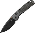 VOSTEED - Psyop 299 Top Linerlock - Black Micarta - S35VN - 15