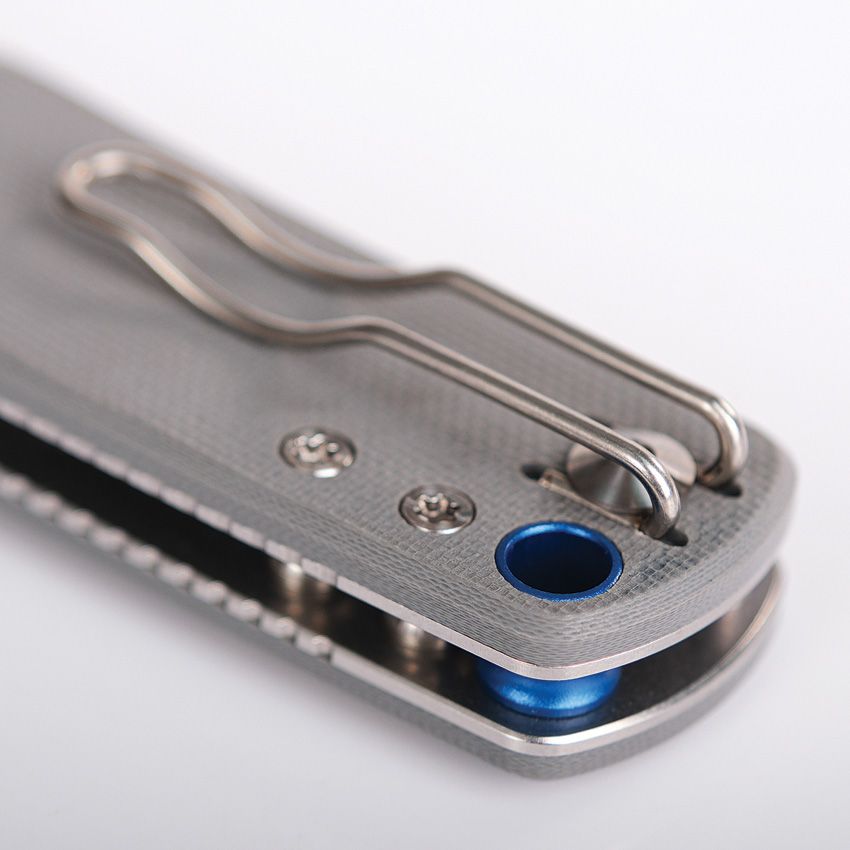 VOSTEED - Porcupine Top Linerlock - 14C28N Sandvik - Gray G10 - 10