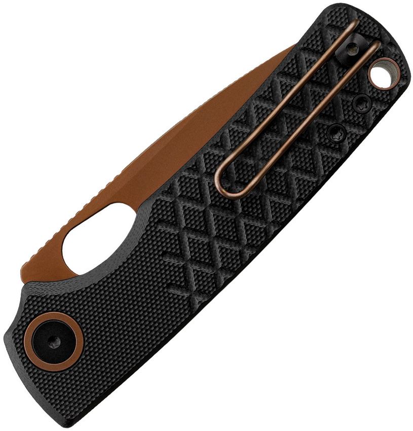 VOSTEED - Porcupine Top Linerlock - 14C28N Sandvik - Black G10 - 10