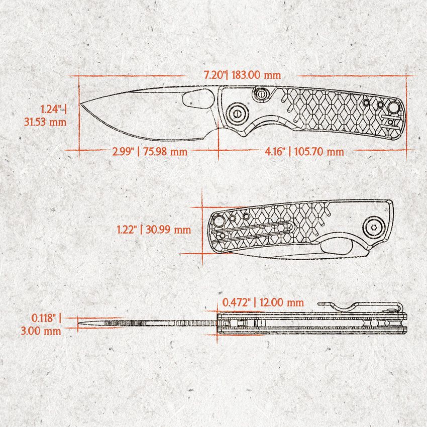VOSTEED - Porcupine Top Linerlock - 14C28N Sandvik - Green G10 - 10