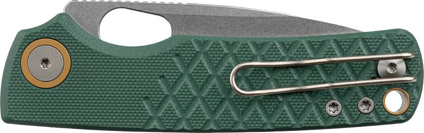 VOSTEED - Porcupine Top Linerlock - 14C28N Sandvik - Green G10 - 10