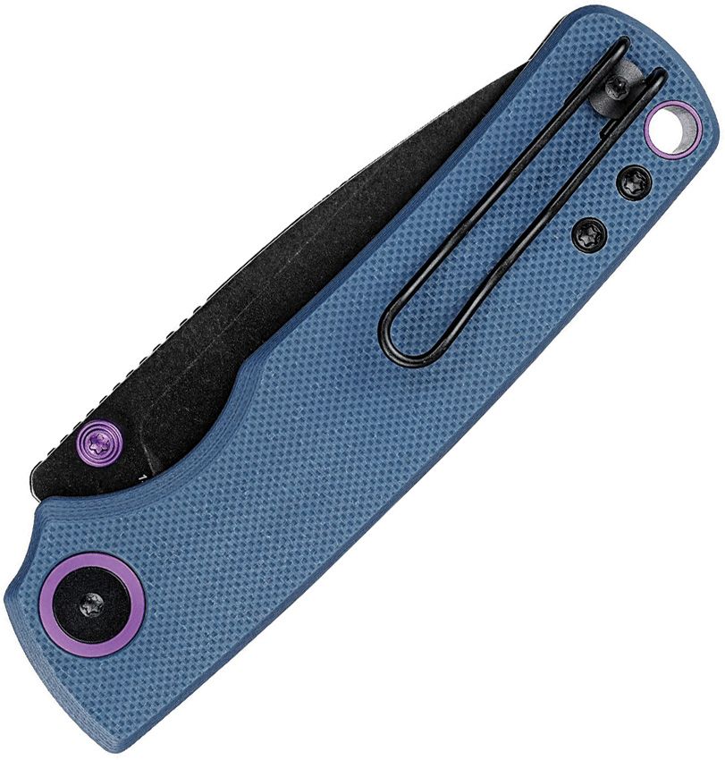 VOSTEED - Porcupine Top Linerlock - 14C28N Sandvik - Blue G10 - 10