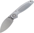 VOSTEED - Shilin Cutter Vanchor Lock - Gray Aluminum - Elmax Steel - 20