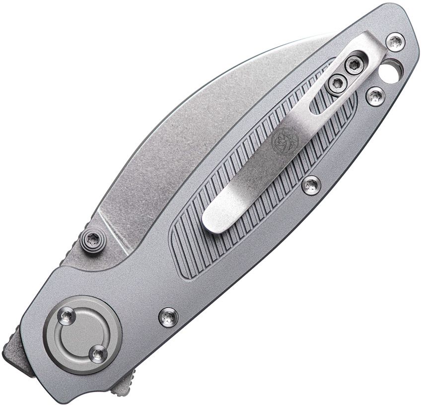 VOSTEED - Shilin Cutter Vanchor Lock - Gray Aluminum - Elmax Steel - 20