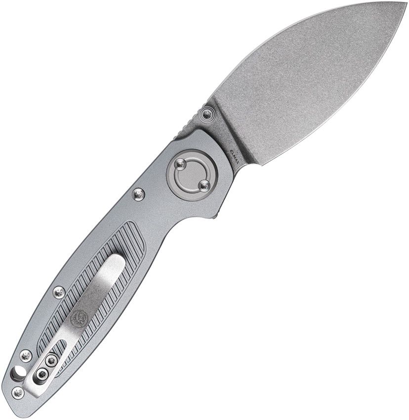 VOSTEED - Shilin Cutter Vanchor Lock - Gray Aluminum - Elmax Steel - 20
