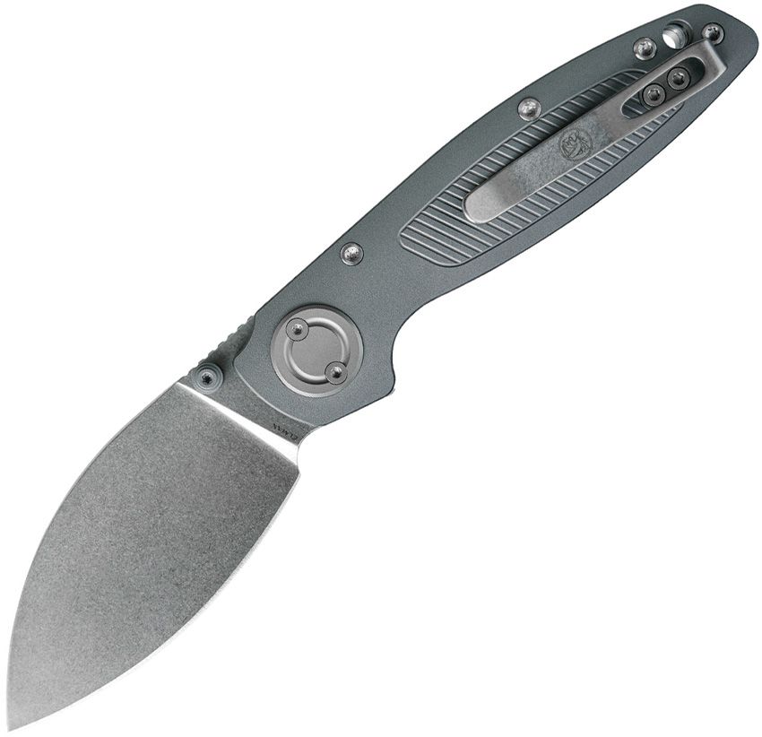 VOSTEED - Shilin Cutter Vanchor Lock - Gray Aluminum - Elmax Steel - 20