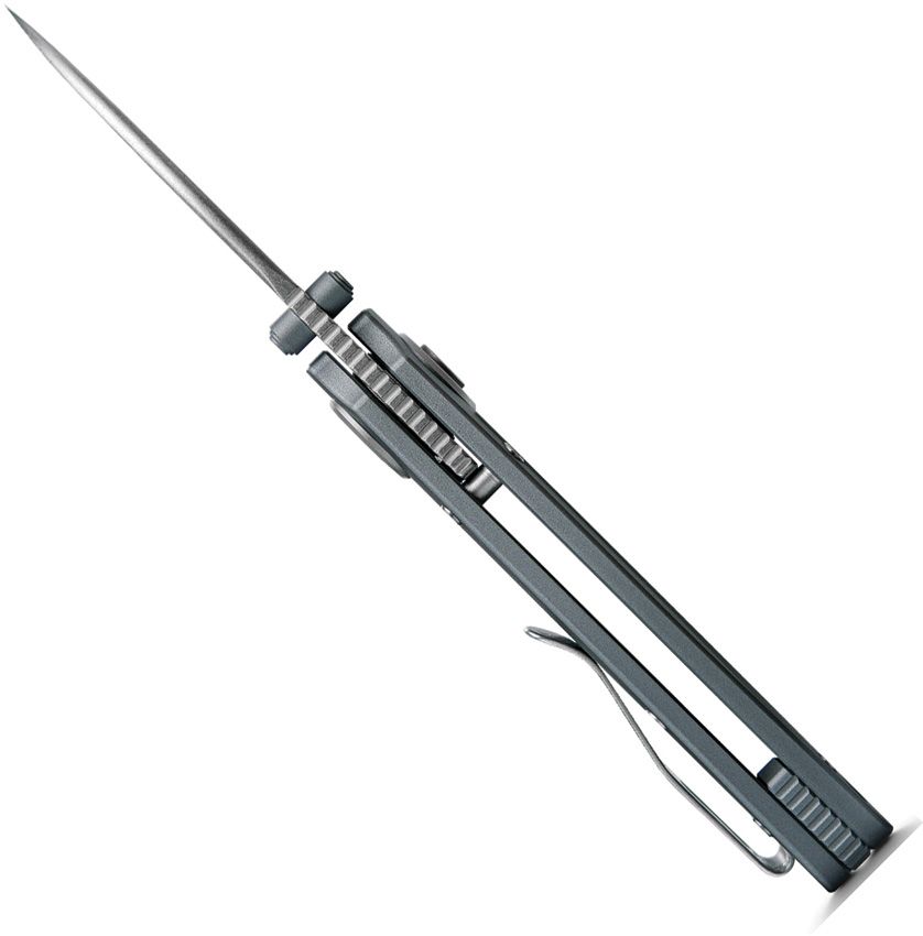 VOSTEED - Shilin Cutter Vanchor Lock - Gray Aluminum - Elmax Steel - 20