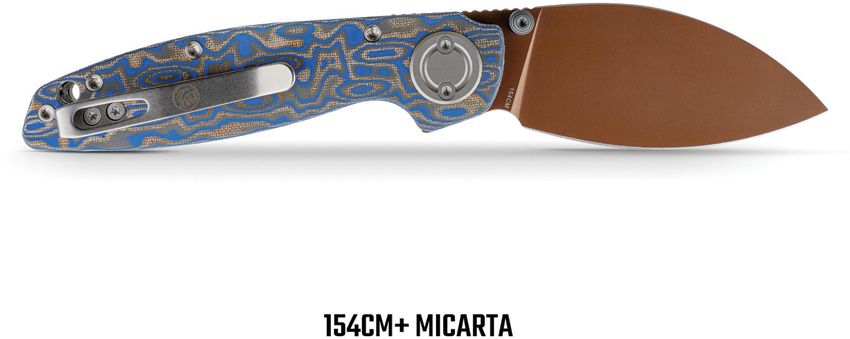 VOSTEED - Shilin Cutter Vanchor Lock - Ocean Micarta - 154CM - 15