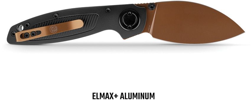 VOSTEED - Shilin Cutter Vanchor Lock - Black Aluminum - Elmax Steel - 20