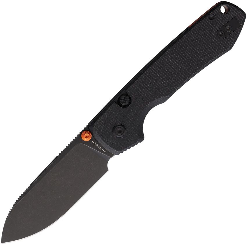 VOSTEED - Raccoon Top Linerlock - 14C28N - Black Micarta - 15