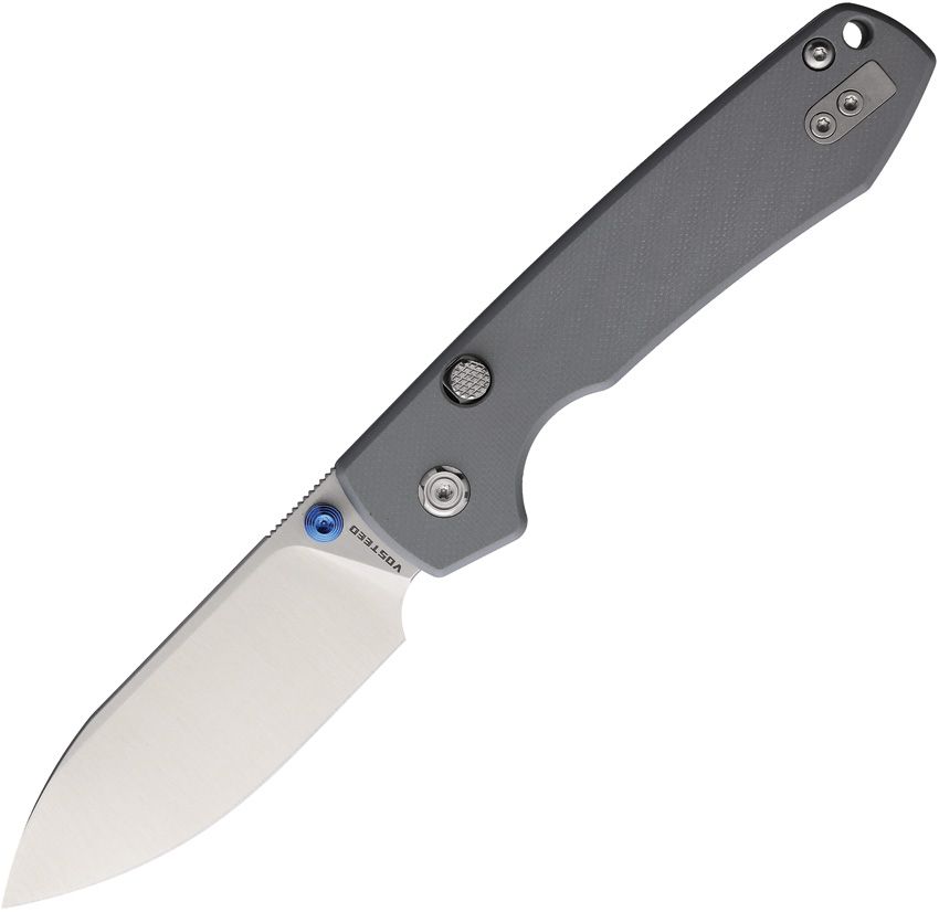 VOSTEED - Raccoon Top Linerlock - 14C28N - Gray G10