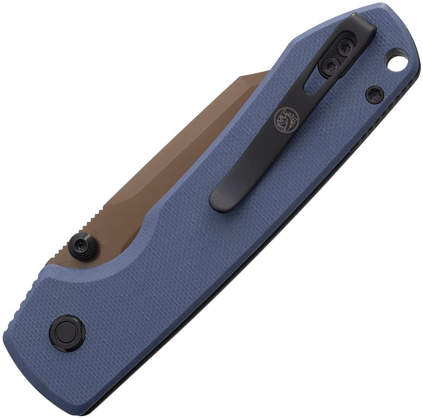VOSTEED - Raccoon Top Linerlock - 14C28N - Blue G10 - 15