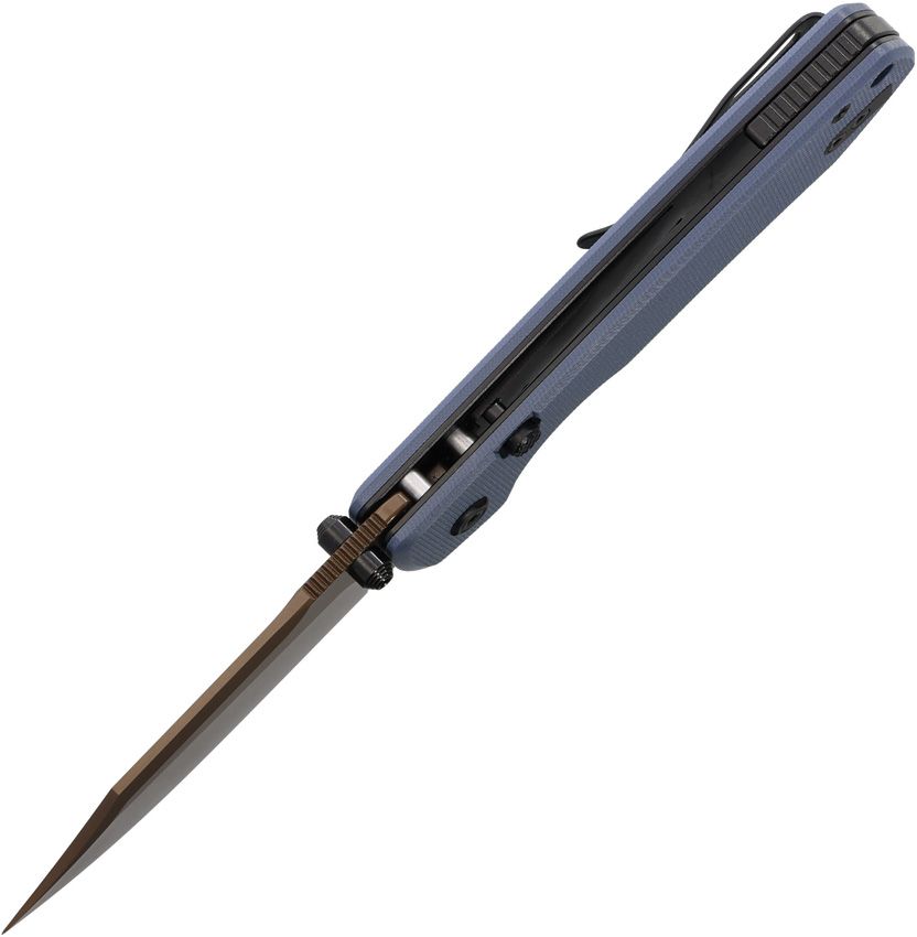 VOSTEED - Raccoon Top Linerlock - 14C28N - Blue G10 - 15