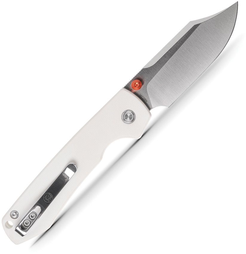 VOSTEED - Raccoon Top Linerlock - 14C28N - White G10 - 15