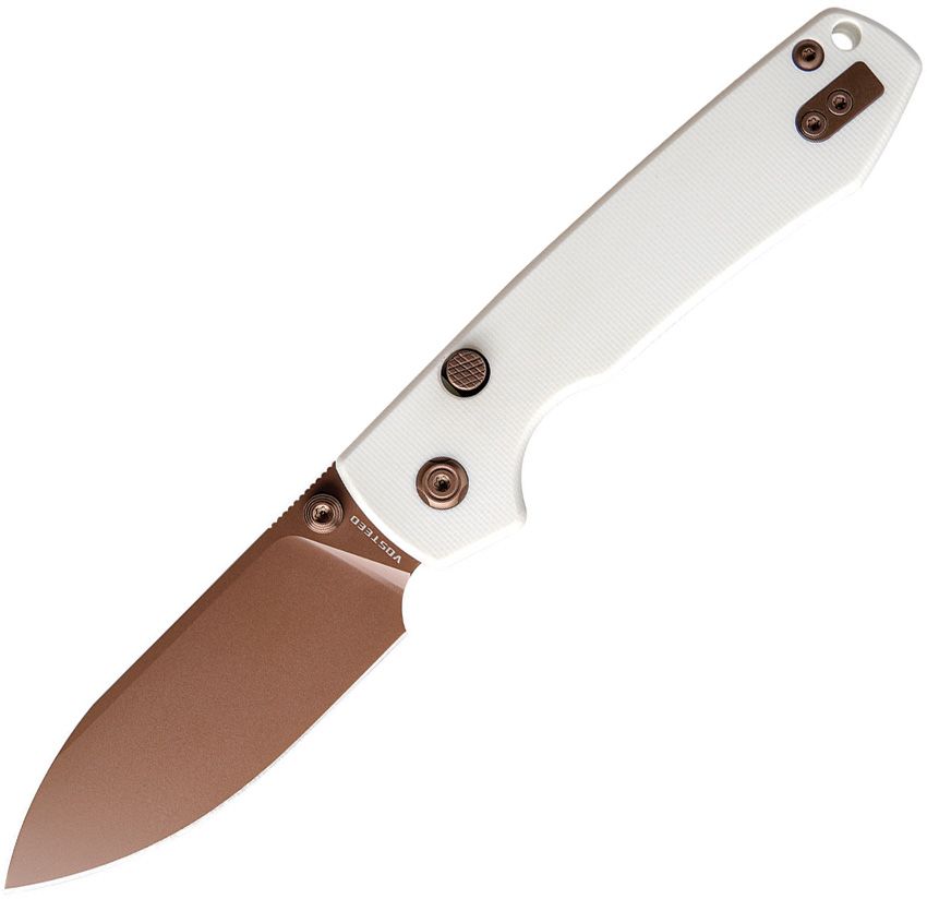VOSTEED - Raccoon Top Linerlock - 14C28N - White G10 - 20
