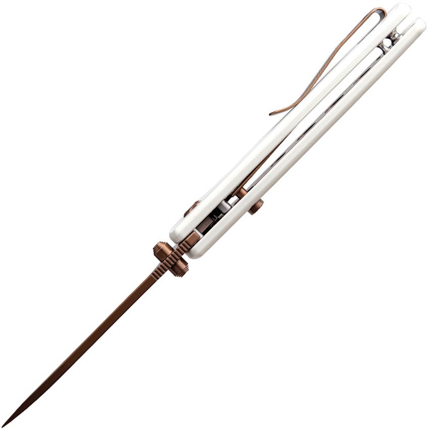 VOSTEED - Raccoon Top Linerlock - 14C28N - White G10 - 20