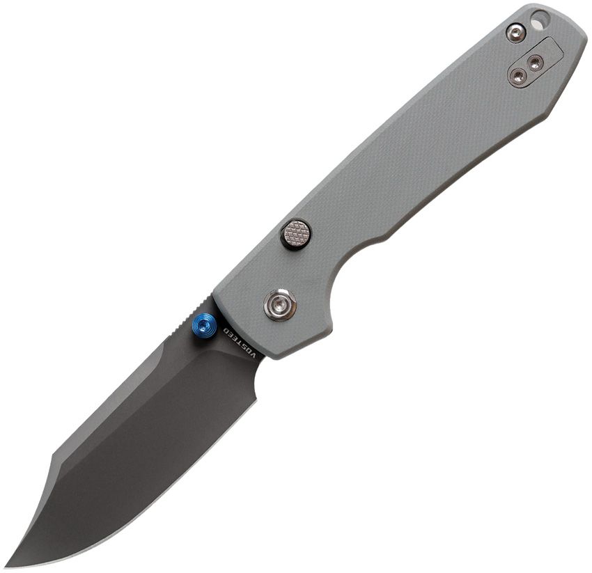 VOSTEED - Raccoon Top Linerlock - 14C28N - Gray G10 - 15