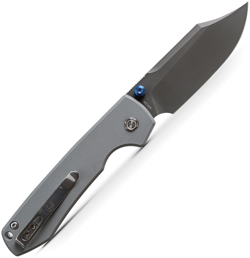 VOSTEED - Raccoon Top Linerlock - 14C28N - Gray G10 - 15