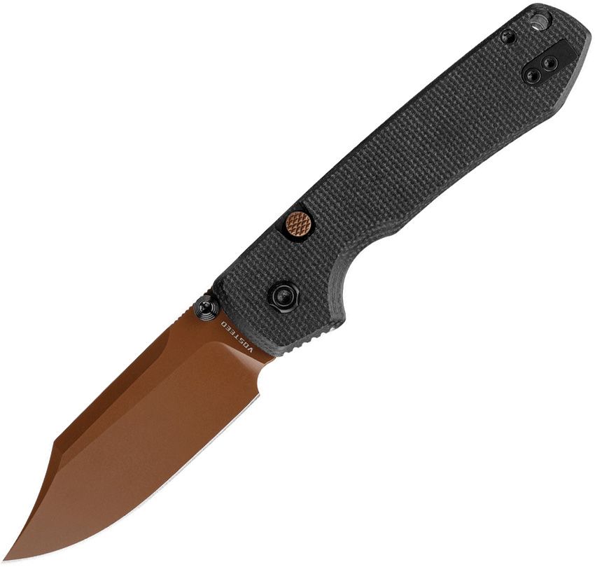 VOSTEED - Raccoon Top Linerlock - 14C28N - Black Micarta - 15