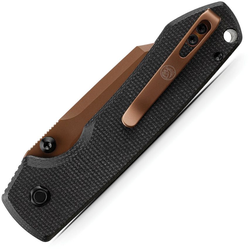 VOSTEED - Raccoon Top Linerlock - 14C28N - Black Micarta - 15