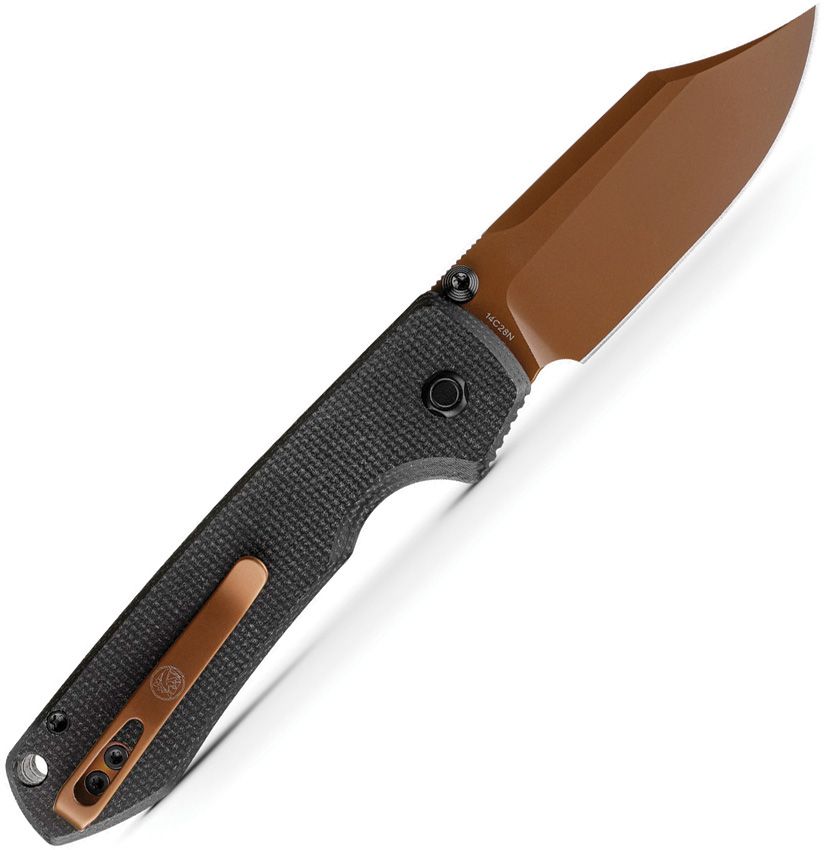 VOSTEED - Raccoon Top Linerlock - 14C28N - Black Micarta - 15