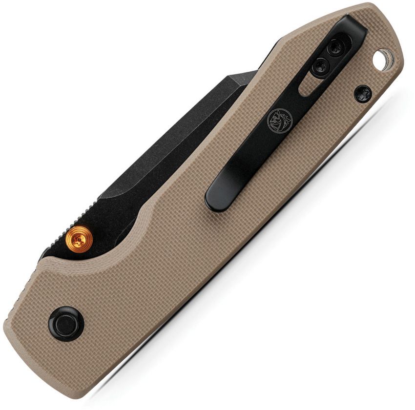 VOSTEED - Raccoon Top Linerlock - 14C28N - Sand G10 - 15