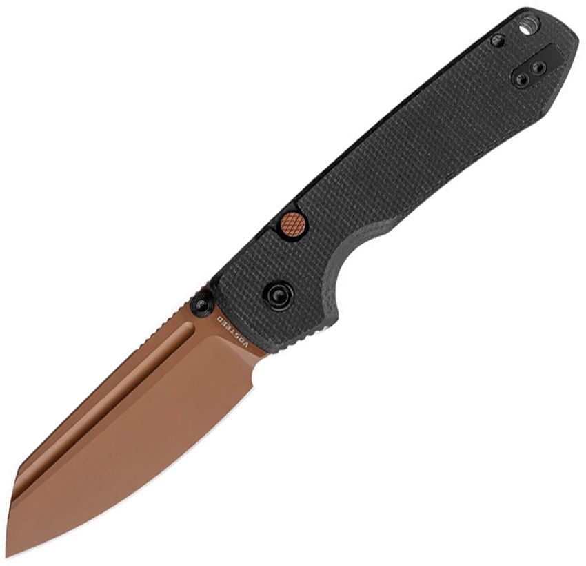 VOSTEED - Raccoon Top Linerlock - 14C28N - Black Micarta - 15