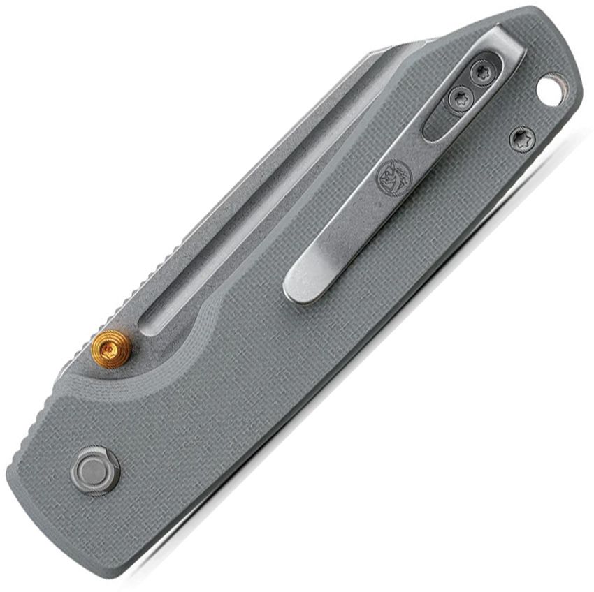 VOSTEED - Raccoon Top Linerlock - 14C28N - Gray G10 - 15