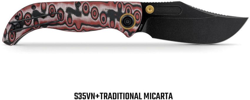 VOSTEED - Naga Top Linerlock S35VN - Micarta