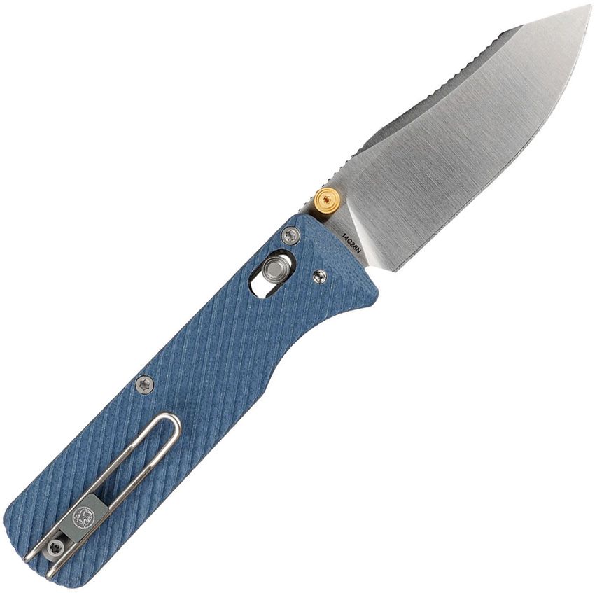 VOSTEED - Vombat Crossbar Lock - 14C28N - Blue G10