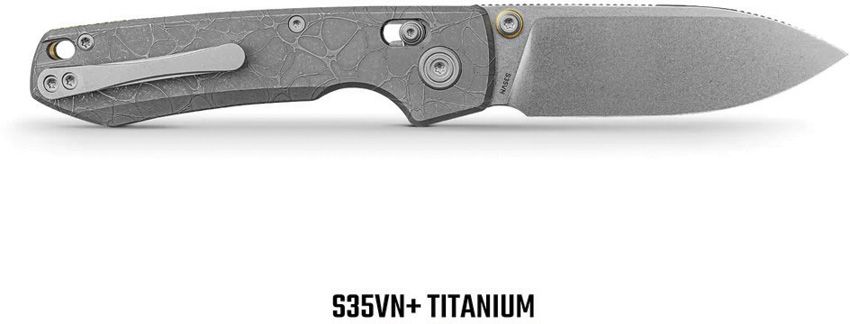 VOSTEED - Raccoon TiSlim Crossbar Lock - S35VN - Titanium - 20