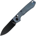 VOSTEED - Raccoon TiSlim Crossbar Lock - S35VN - Titanium - Blue - 20