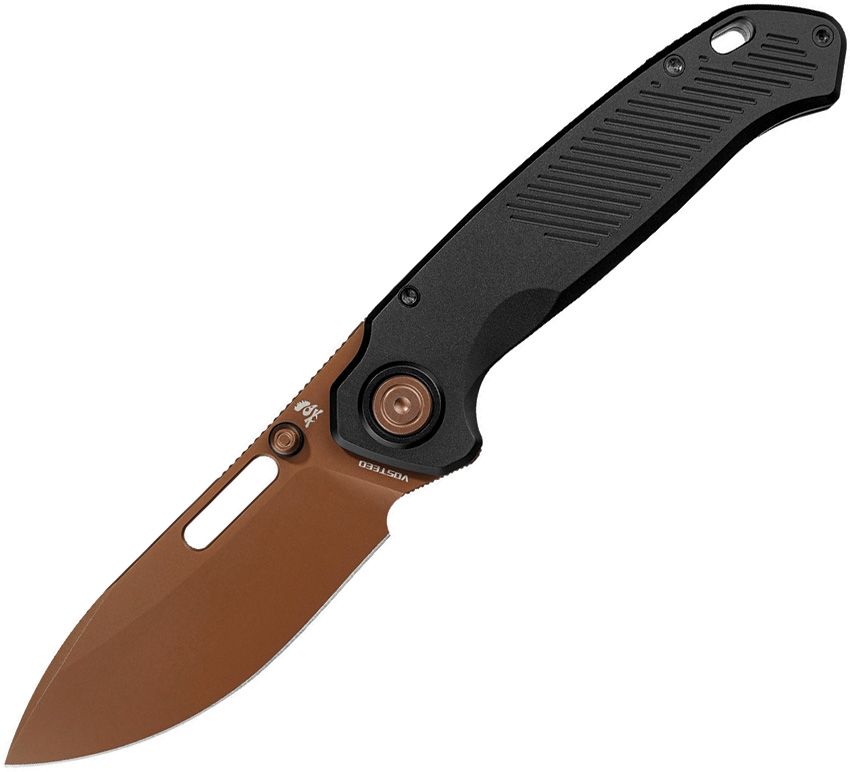 VOSTEED - Zander Vanchor Lock - Black Aluminum - S35VN - 25