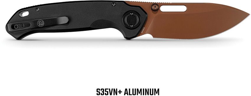 VOSTEED - Zander Vanchor Lock - Black Aluminum - S35VN - 25
