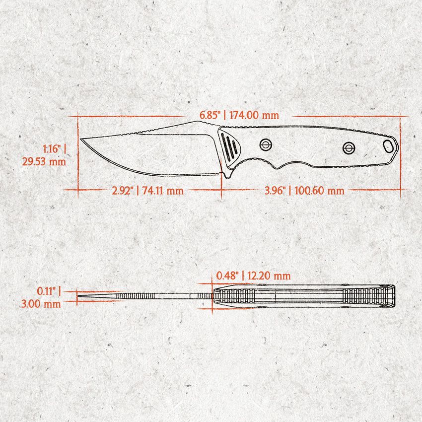 VOSTEED - H-Back Fixed Blade